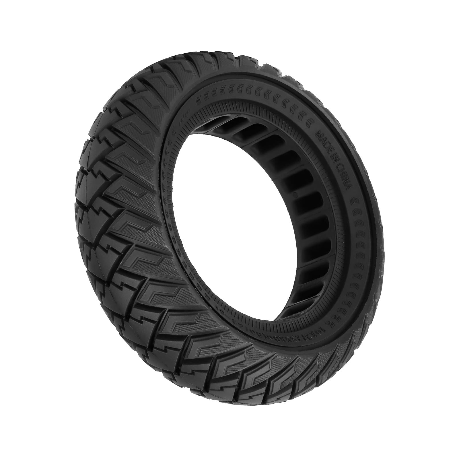 Pneus tout-terrain pleins 10x3/255x80, antidérapants 80/65-6 pour trottinettes électriques Dualtron Zero 10X/Kaabo Wolf Warrior/Kaabo Mantis 10, pneus nid d'abeille sans air 10 pouces