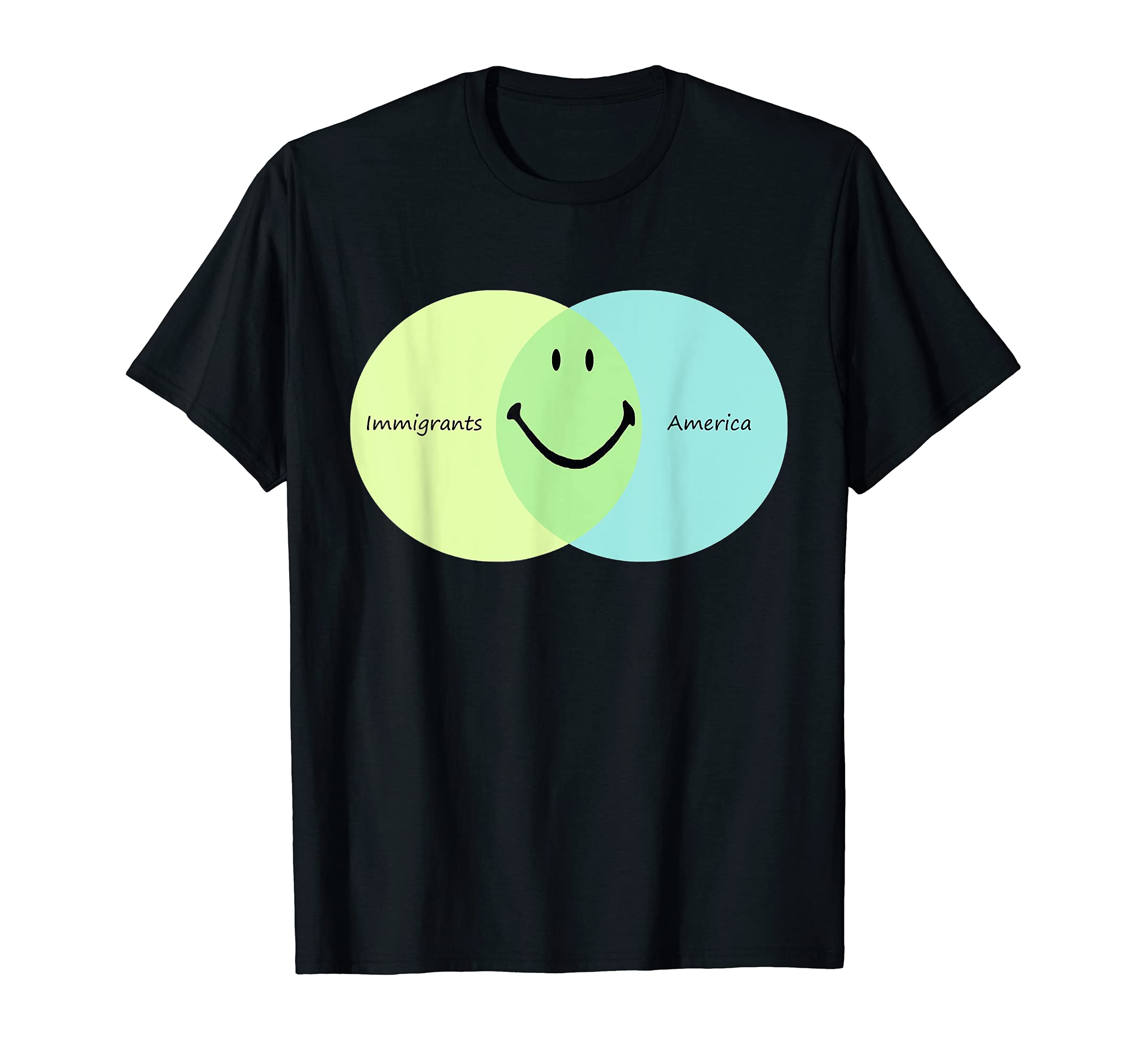 Immigrants Make America Great Happy T-Shirt