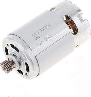 GRASAKY Model Geared Charge Drill Screwdriver Motor, 10.8-21V 19500 RPM, RS550 DC Motor with Two-Speed 11 Teeth & High Torque Gear Box Rotating Torque (Color : 18v Motor)