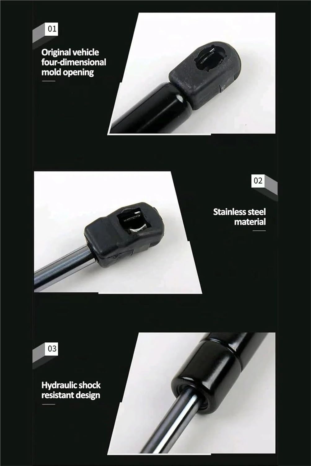 Automobile Hydraulic Rod for Haval for F7X 2018-2024 Tailgate Trunk Pneumatic Rods Trunk Support Pole Car Hydraulic Lever Strut Rods Shock Tools Accessories