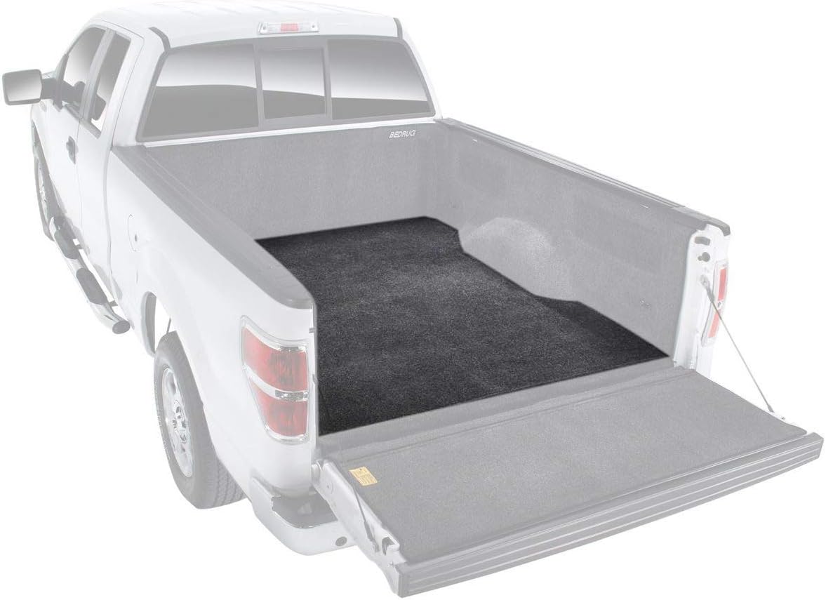 Bedrug Classic Bed Mat | 2004 - 2014 Ford F-150 Styleside 66.0 Bed, 06 - 08 Lincoln Mark (Models with Spray-In or No Bed Liner), Charcoal Grey | BMQ04SCS