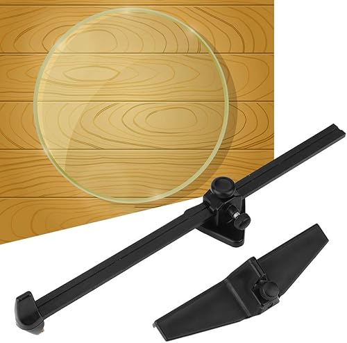 Miniatura 8 de Cortador de vidrio, herramienta de corte de vidrio circular, tiras redondas, cortador de vidrio resistente operado a mano, herramienta de corte de