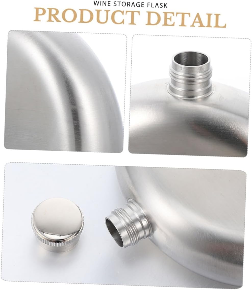 5oz Flask for Drinking Stainless Steel Hip Flask Portable Wine Tumbler for Men Women