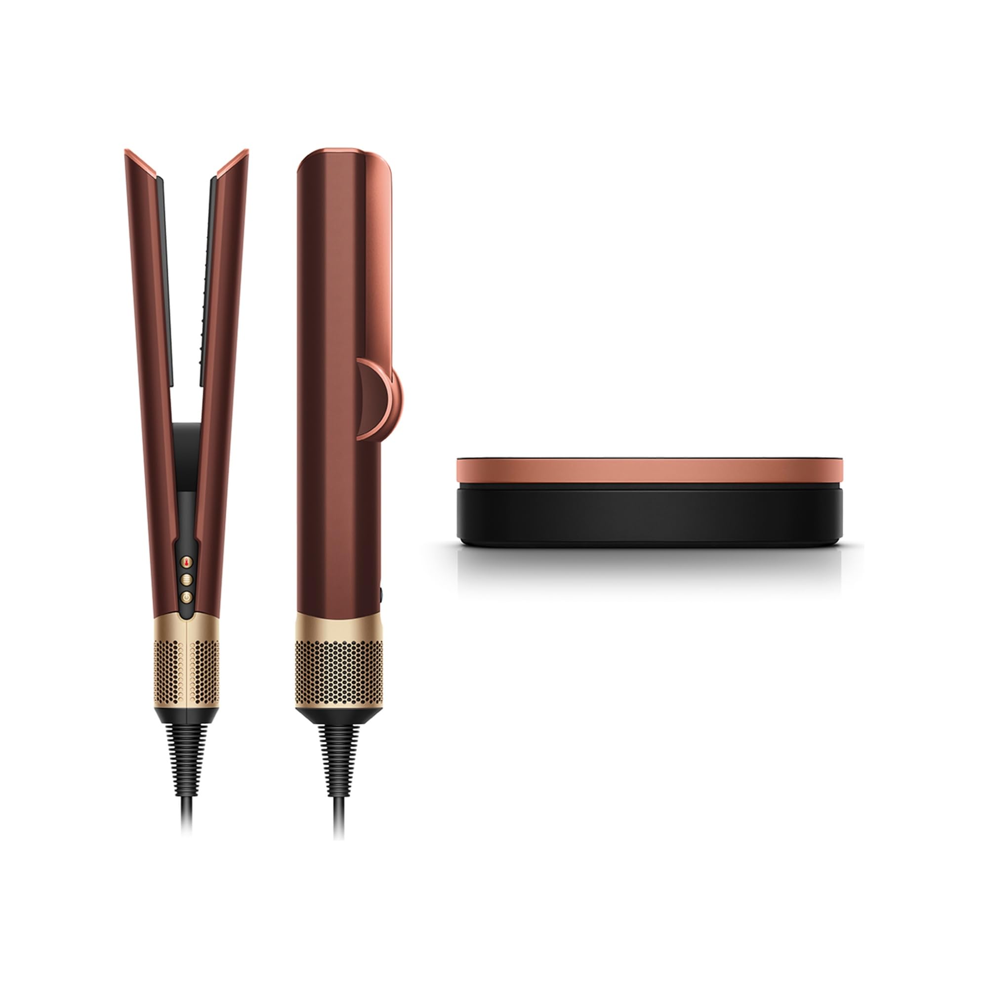 Dyson Airstrait Wet to Dry Hair Straightener & Hair Dryer - Plum Copper | Limited Edition Christmas Dyson Gift Set. Straighten as You Dry. Wet to Dry Hair Straightener & Blow Dryer, No Hot Plates