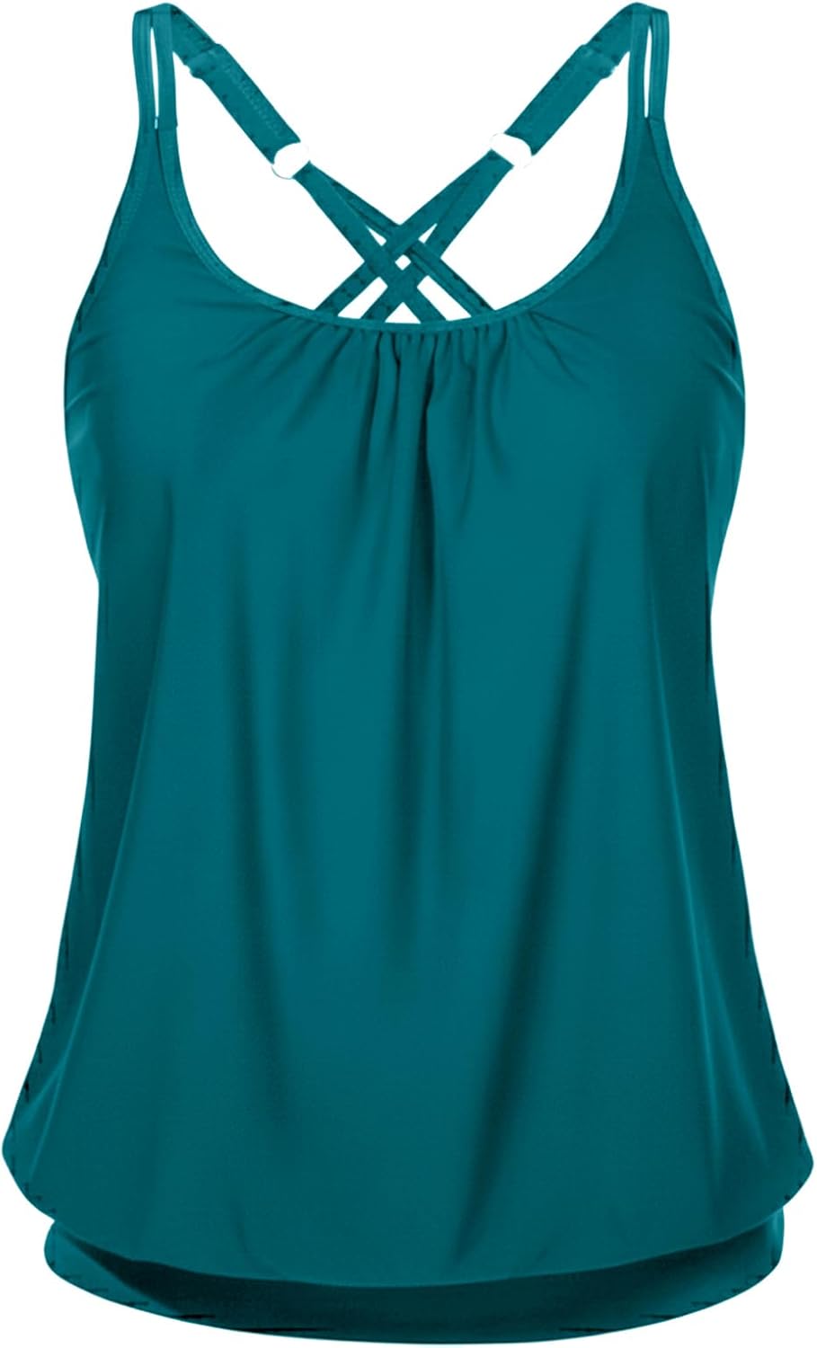 Yonique Modest Tankini Tops for Women - Loose Fit Swim Tops No Bottom