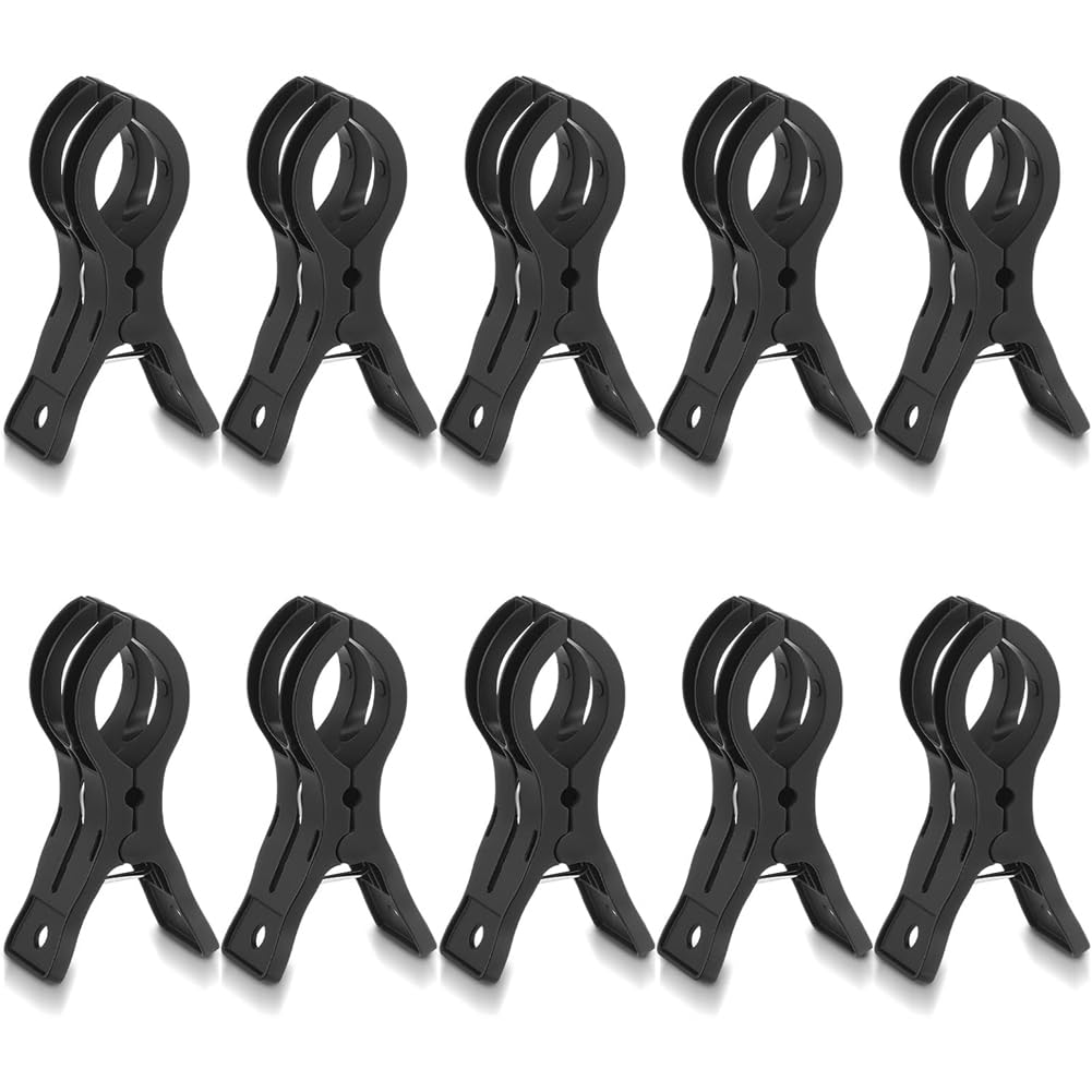 CTRLZS Large Balloon Arch Clips Plastic Transparent Backdrop Spring Clamps 3.5 Inch Heavy Duty Clip for Balloon Arch Kit A