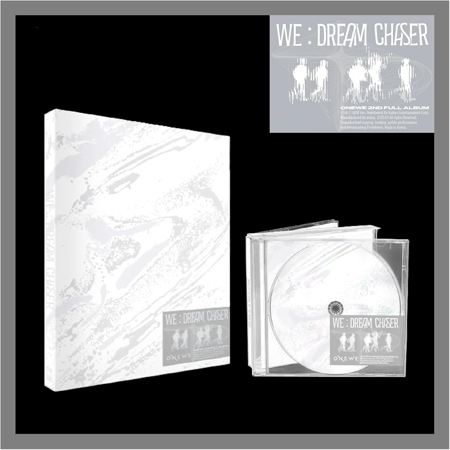 ONEWE WE : Dream Chaser 2nd Full Album with Tracking Sealed (Set(WE+Dream Chaser))