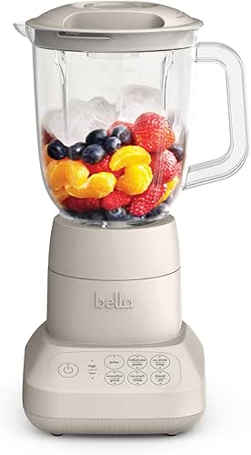 bella 10 Speed Countertop Blender, Juicer & Smoothie Maker, Fits-anywhere™
