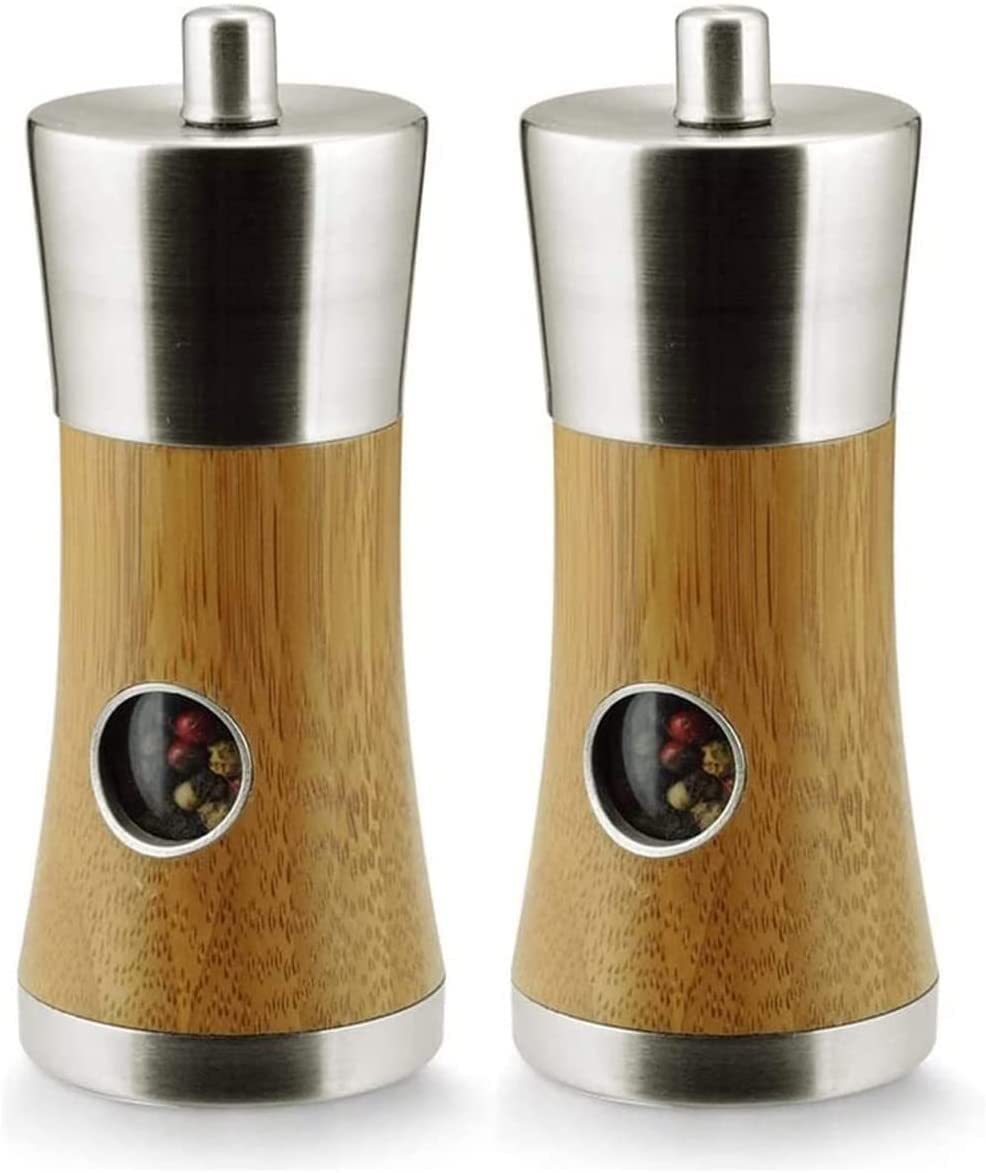 Moulin à poivre et sel manuel XMING avec broyeur céramique réglable pour cuisine