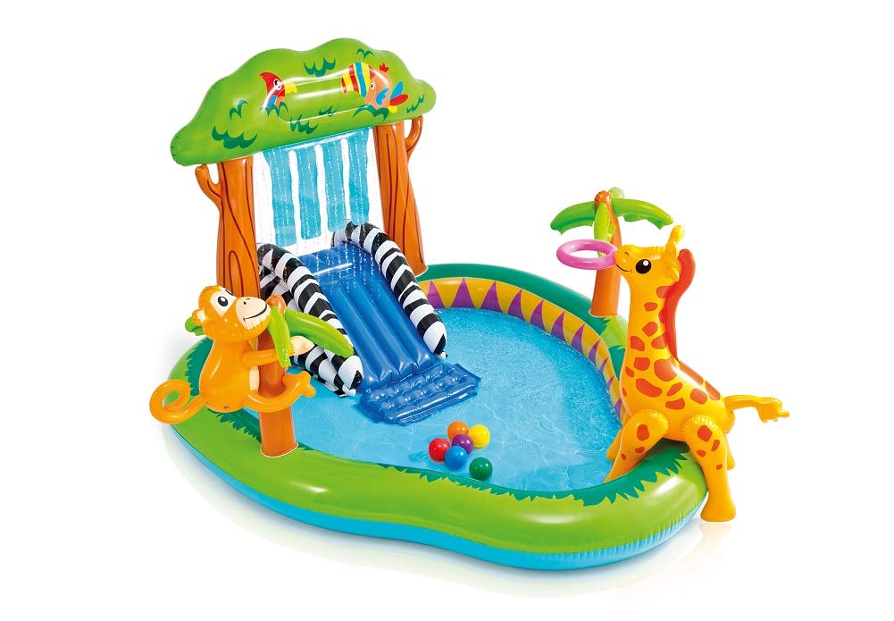 intex pirate play center inflatable pool with sprayer