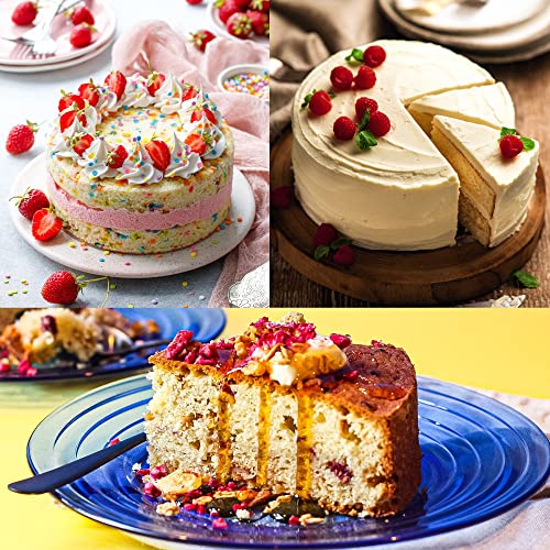 Exgox 5 Inch Cake Tin For Baking,Non-Stick Aluminum Round Cake Pan,Baking Tray Cake Mould With Loose Base And Straight Side,Mini Bakeware Pan For Wedding Birthday Christmas Party Cake Baking #TOP6