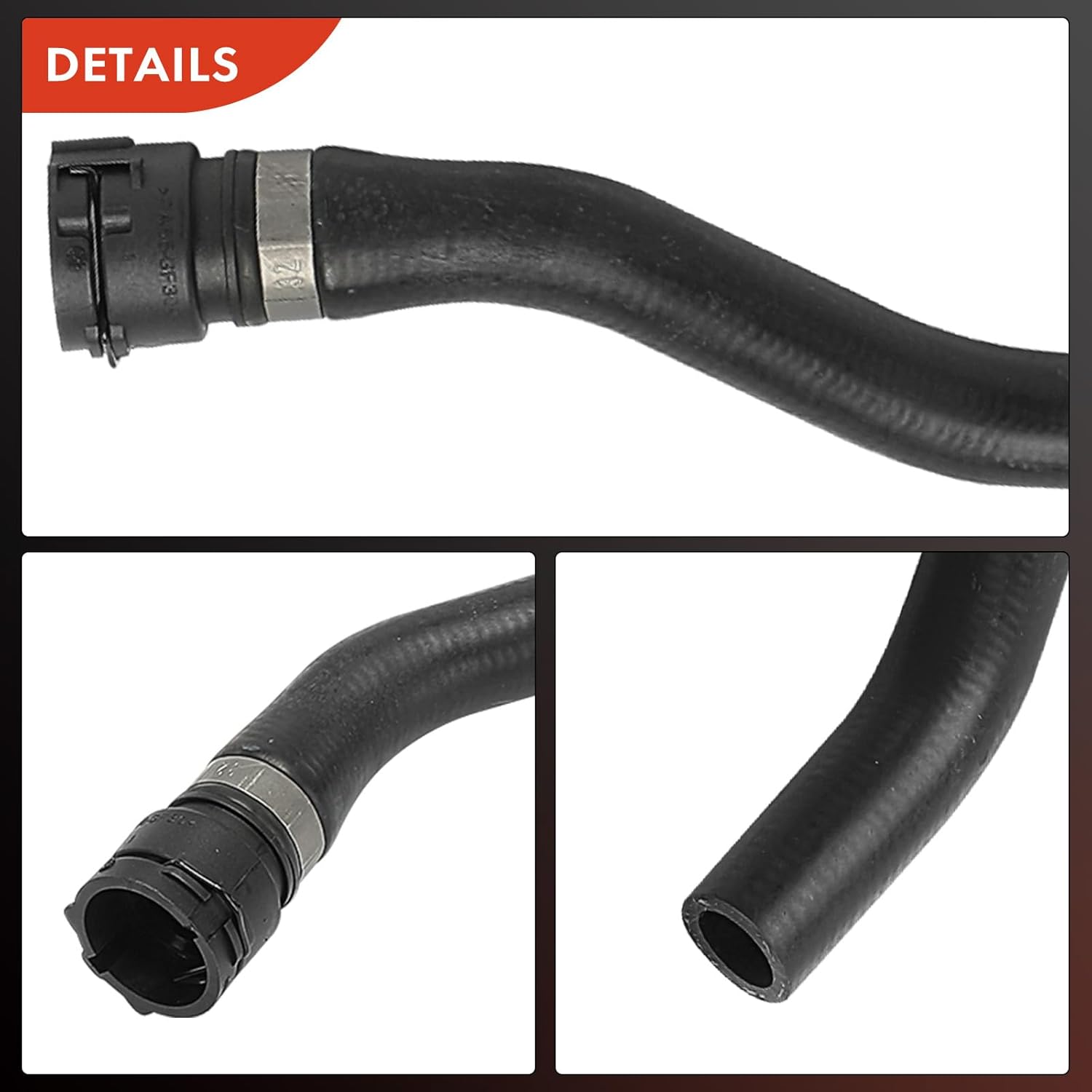 A-Premium Radiator Coolant Hose Compatible with BMW E53 Series X5 2001 2002 2003 2004 2005 2006, Heater Core to Expansion Tank