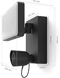 Philips Hue Secure Floodlight with Integrated Smart 1080p Home Security Camera, Black, for Outdoor Use, Easy to Install, Two-Way Talk, Works with the Security Center in the App - 9