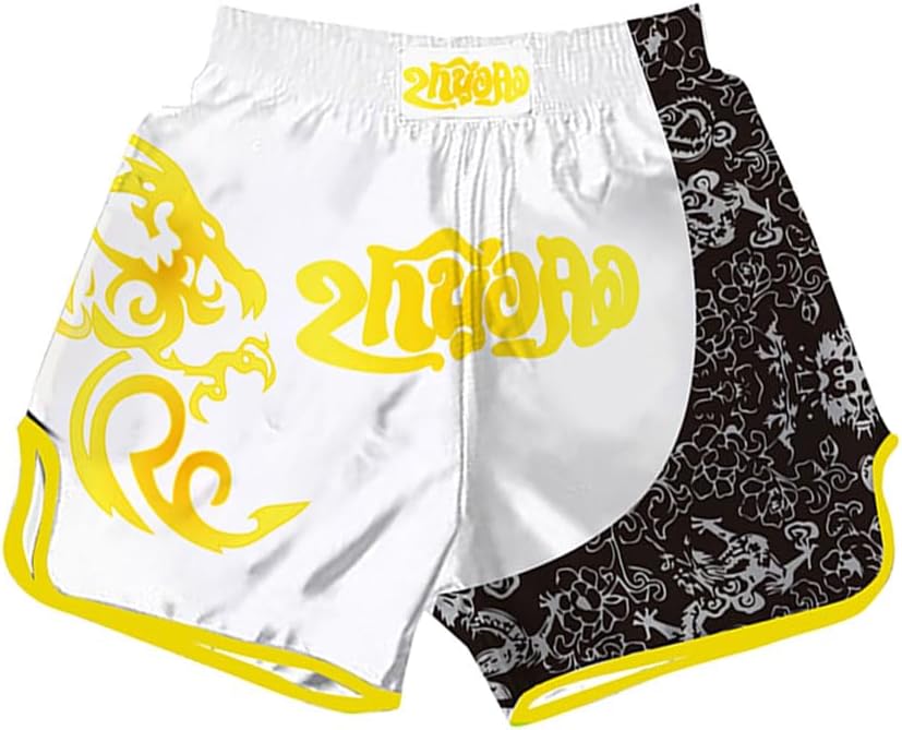ZCFXJiTuanYZ MMA Fighting Shorts Boxing Training Pants Men's Fitness Sportswear(NO.9)