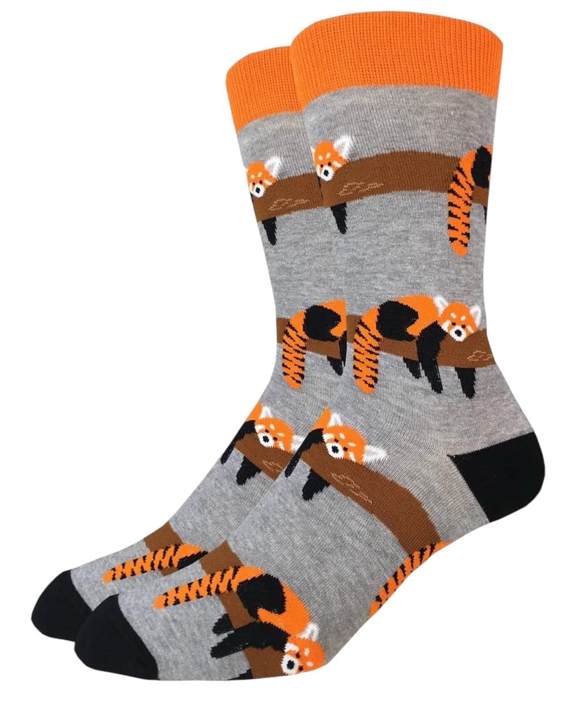 Red Panda Socks, Red Panda Gift, Size 4-7