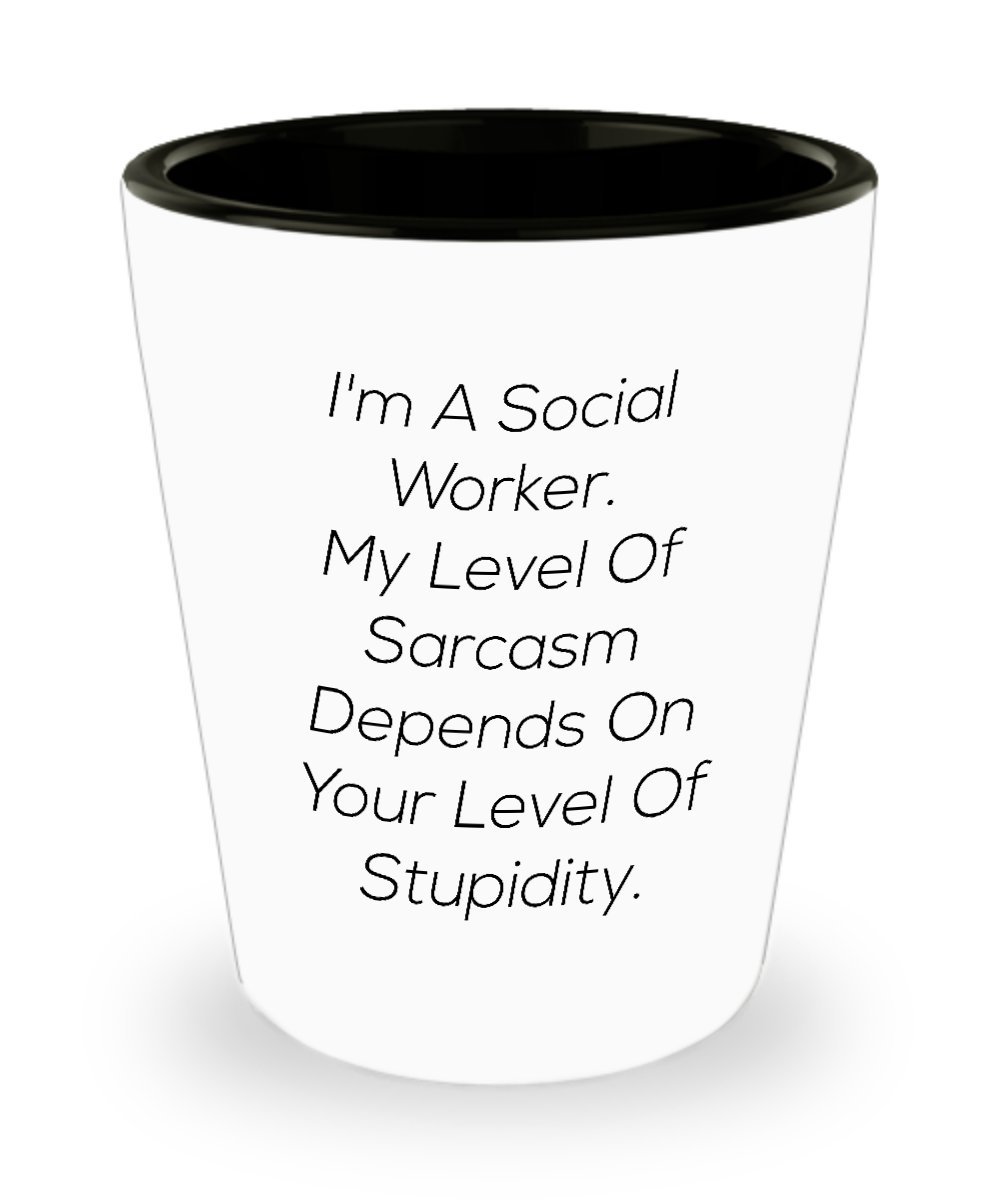 Valentine's Day Funny Gifts for Social Workers, Unique Sarcastic Gifts from Friends, Thoughtful Gifts for Social Workers