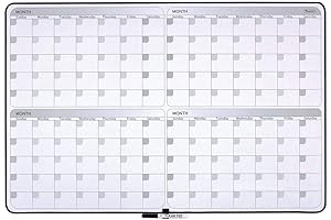 Quartet Bulletin Whiteboard Planner: The Ultimate 4-Month Scheduling Solution