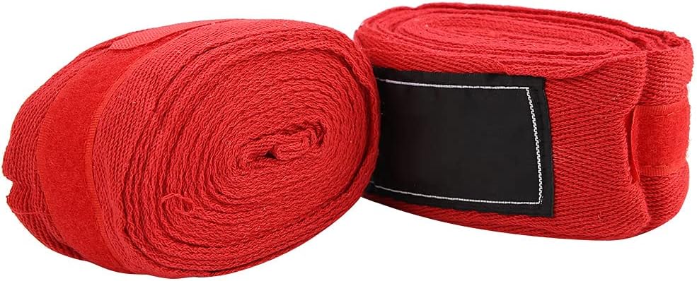 Karlak Breathable Cotton Boxing Hand Wraps for Injury Prevention in Training and Boxing - 2PCS 5M Long