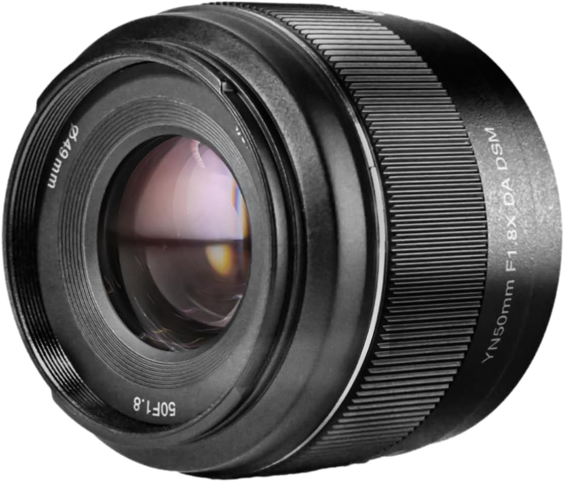 YN50MM F1.8 Lens for Fujifilm X-Mount, 50mm Auto Focus Standard Prime Lens APS-C for Fuji Mirrorless Cameras