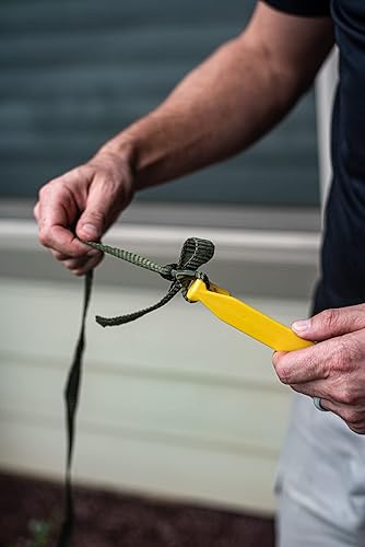 Miniatura 3 de Arbor Supplies - SGT KNOTS - Kit de guiado  Kit de arborista - Correas de árbol y estacas - 30 pies de cincha de nailon y 4 estacas - para