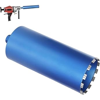 1   UNC Diamond Core Bit Diameter 162 mm Length 460 mm 12 Segments for Concrete Tiles
