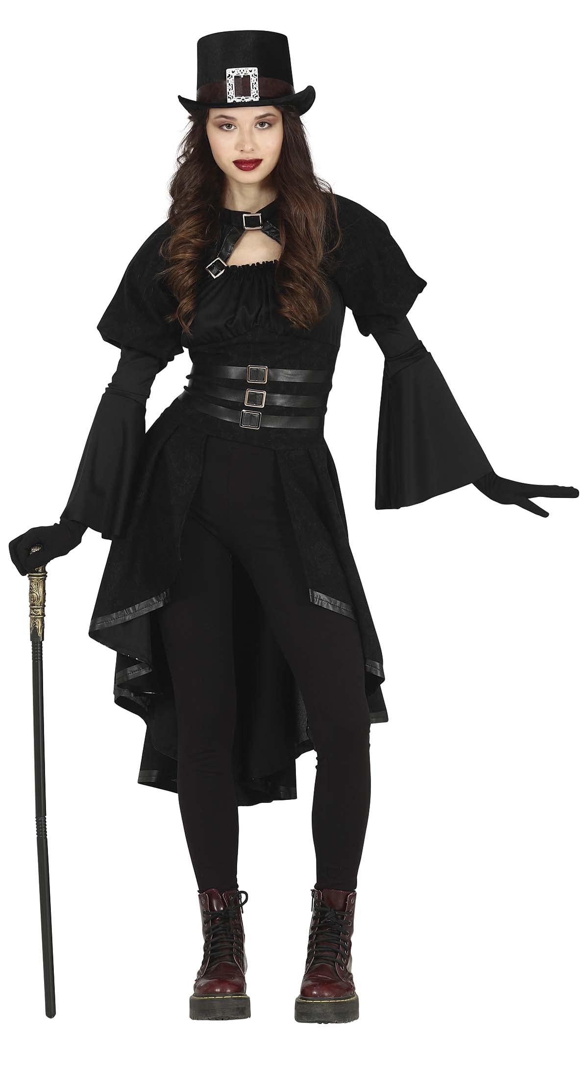 FIESTAS GUIRCA Disfraz de Chica Gótica Elegante para Niñas