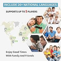 Vista 5 de FRIGEDAEG Retro game console with 50,000+ games, A95X video game console with Android 9.0EmuELEC System 2 In 1, Compatible With PS1PSPMAME4K HD