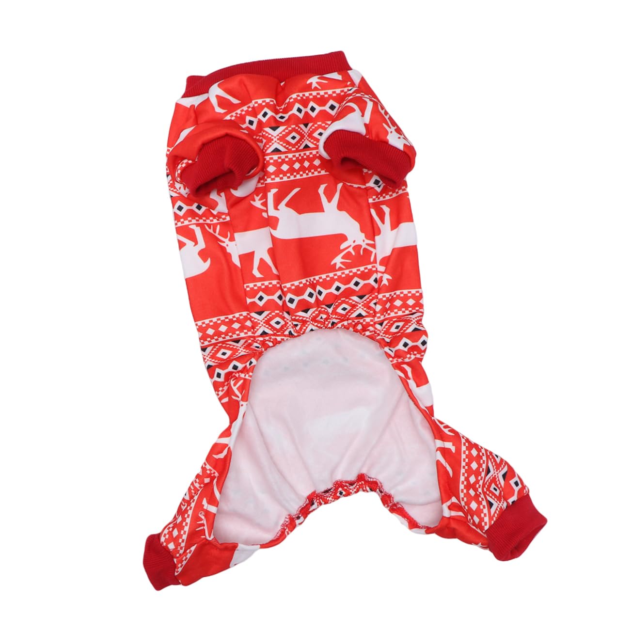 BESPORTBLE 3 Pz Panno Natalizio per Cani Felpa con Cappuccio Canestro da Basket per Uccelli Costume Caldo per Cani Vestiti di Natale Chihuahua Animale Domestico Costumi Natalizi Rosso