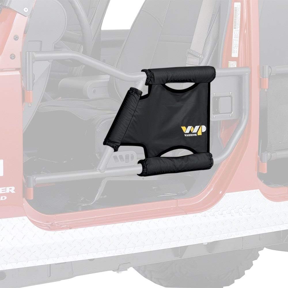 Warrior Products 90795 Black Padding Kit for Rear Tube Door of Jeep JK 07-10