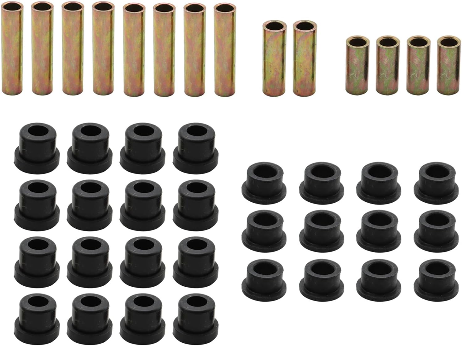 Club Car DS Bushings Complete Front &amp; Rear Leaf Spring &amp; Upper A-Arm Bushing Kit For Club Car DS Golf Cart Club Car Precedent Front Bushings