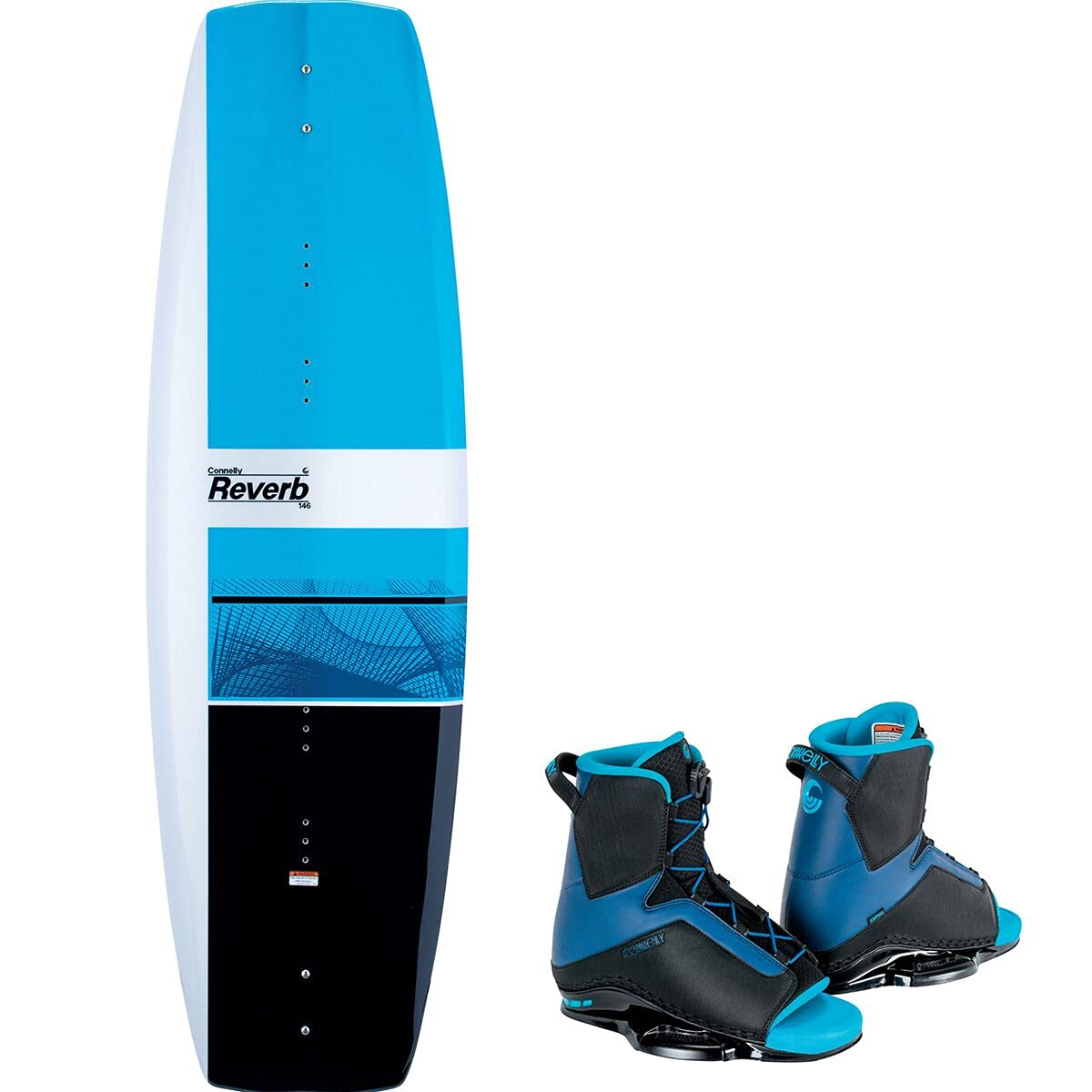 CWB Connelly Reverb Wakeboard 136 cm W/Empire Bindings L/XL 9-12