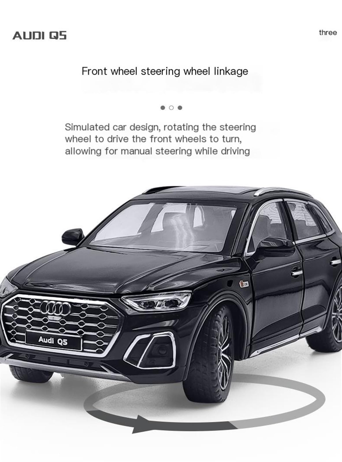 Audi Q5 ミニカー Audi collection Scale Finished Model Car 1/24 for Audi Q5 SUV Die-cast Cars