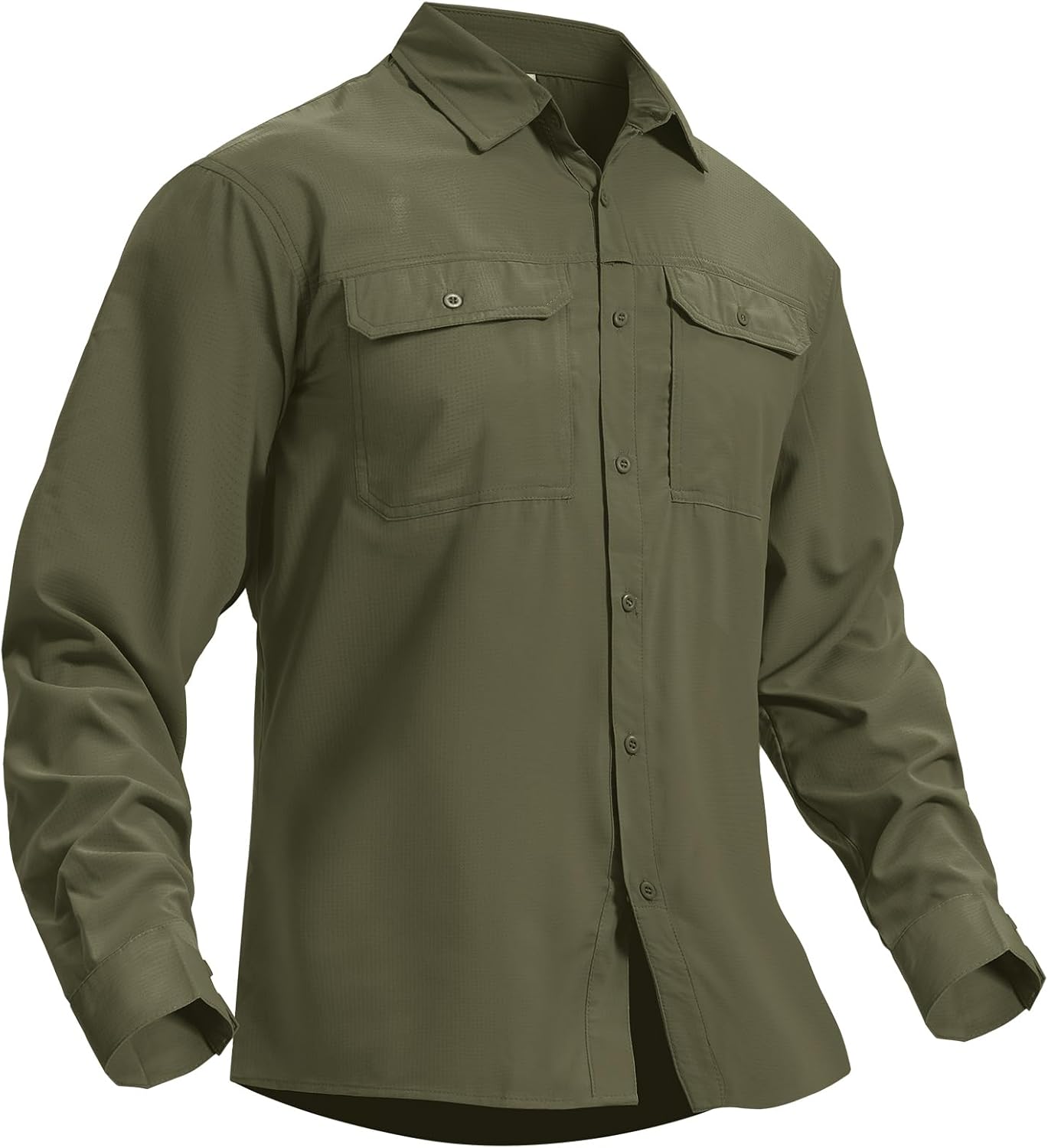 Men’s Lightweight Long Sleeve UPF 50+ UV Protection Hiking Shirt