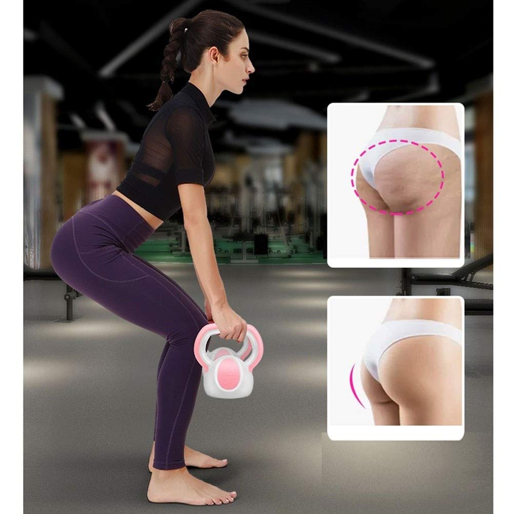 Kettlebells AGYH Fitness Pesas Rusas Dumbbells para Mujer, Equipo De Entrenamiento Cruzado De Yoga Pilates Swing Squat Cross, 2 Kg / 4 Kg / 6 Kg (Size : 2kg/4.4lb)