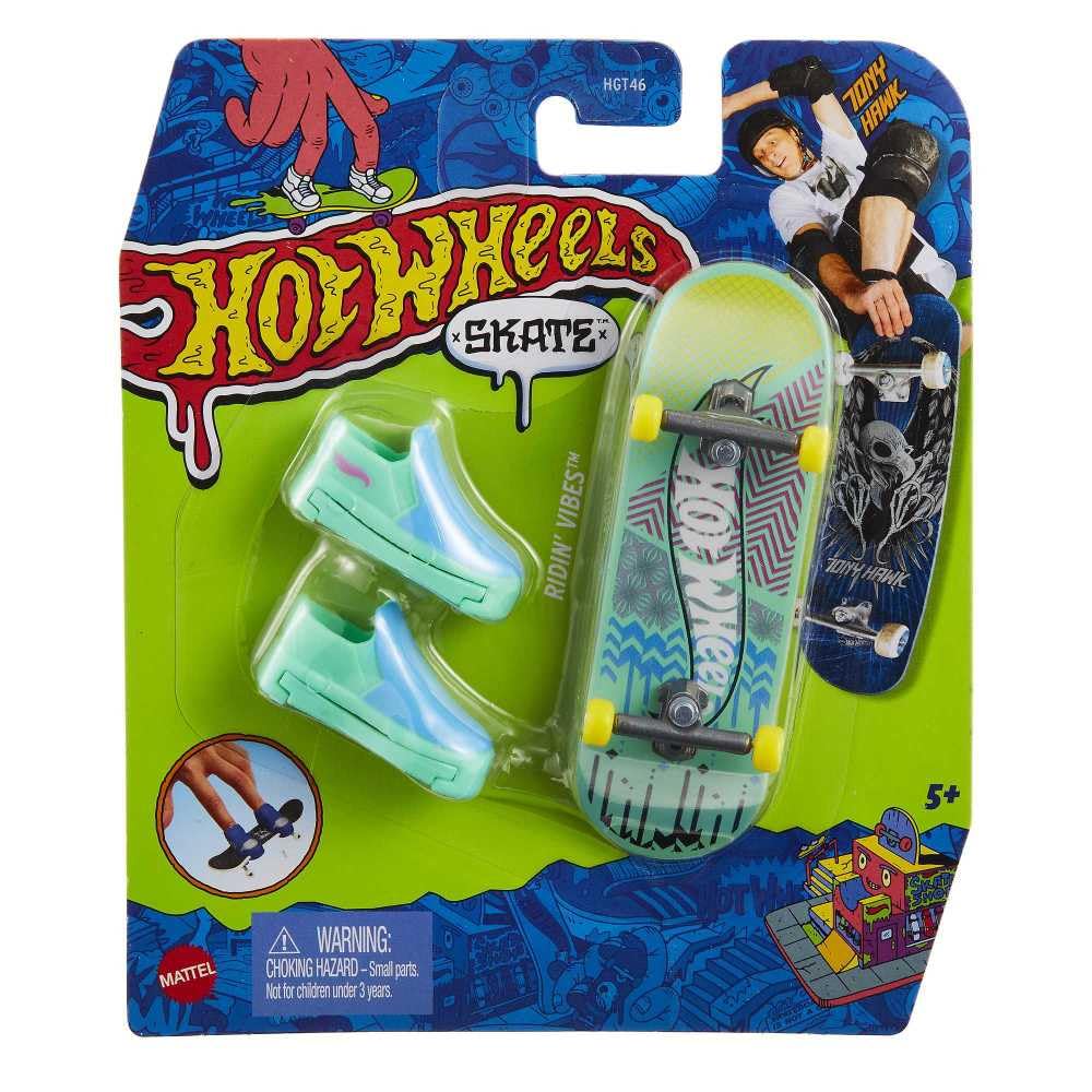 Monopatines De Dedos Mattel Hot Wheels Hxp57-0 Patineta Con Tenis