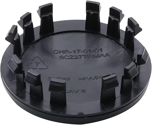 Miniatura 8 de 6CZ27DX8AA - Tapacubos centrales de plástico para rueda de automóvil de 2 12 pulgadas (2.480 in), personalizables, aptos para 2017-2022 con ruedas