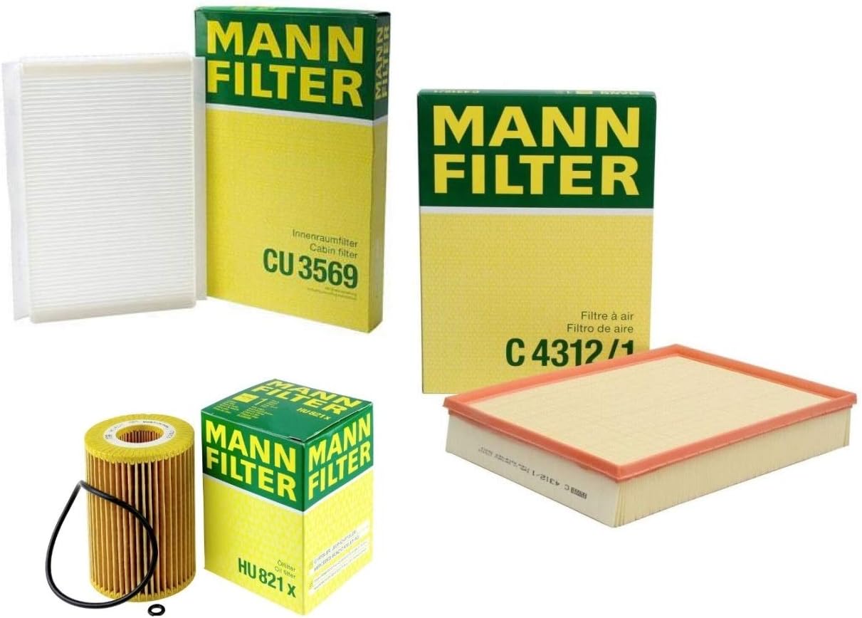 Mann Oil Air Paper Cabin Filter Kit for Dodge Mercedes Sprinter 2500 3500 3.0L