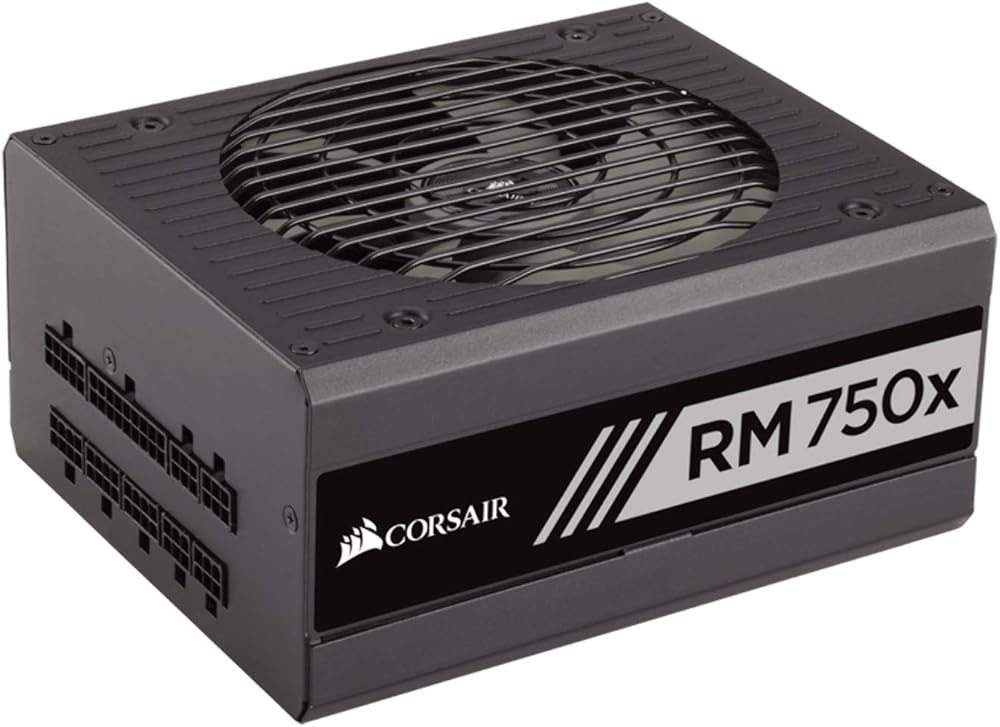 CORSAIR RMX RM750x, 80+ Gold Certified 750W Fully Modular Power Supply - View 1