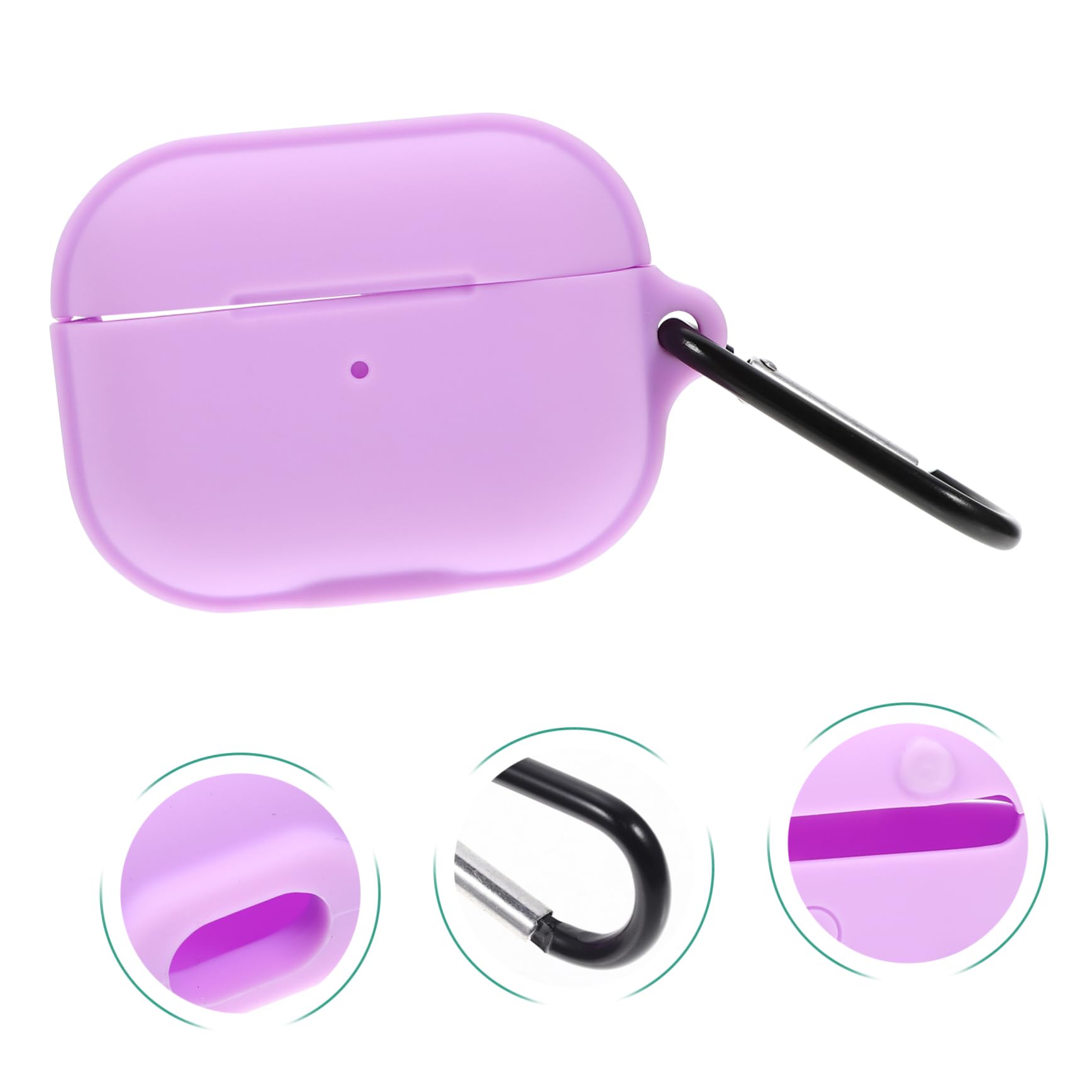 Hemobllo 5stücke Magnetische Silikon-hülle Für -kopfhörer Kompatibel Mit Stoßfest Kratzfest Leicht Mit Schnalle Für Einfachen Transport Elegantem Farbton