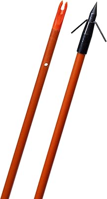 October Mountain Products Fin Finder Raider Bowfishing Arrow with Typhoon Point