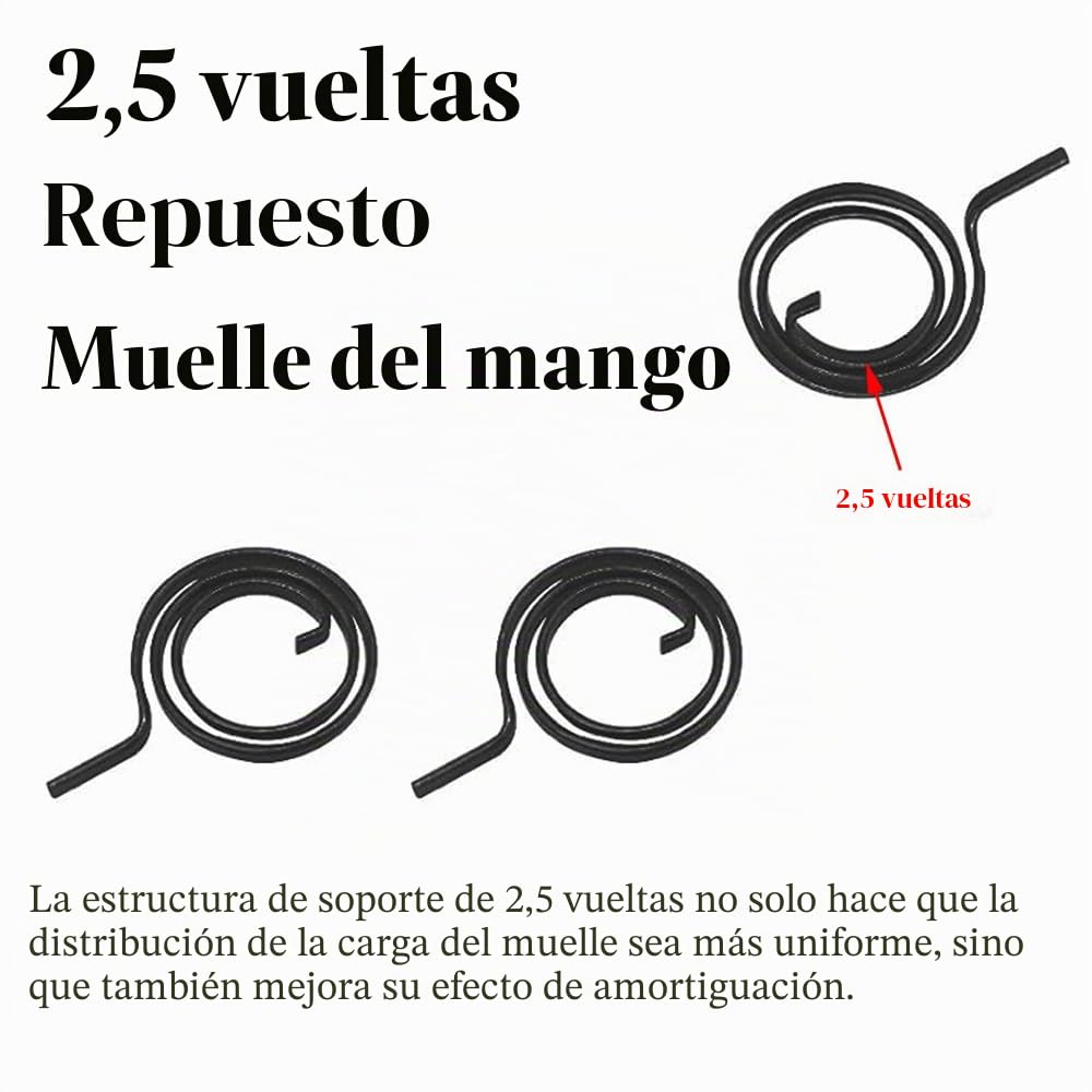10 piezas de muelles para manijas de puerta, kit de reparación de resortes para manijas de puerta, kit de reemplazo y reparación de resortes para manijas de puerta de hardware universal