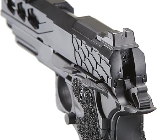 Vista 71 de Lancer Tactical Pistola Airsoft STRYK Hi-Capa 5.1/4.3 Full Metal Gas Blowback 330 FPS Negro