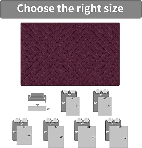 Miniatura 6 de Easy-Going Funda de cama 100% impermeable para perro, reversible, a prueba de fugas, lavable, protector de muebles para mascotas, niños, perros y