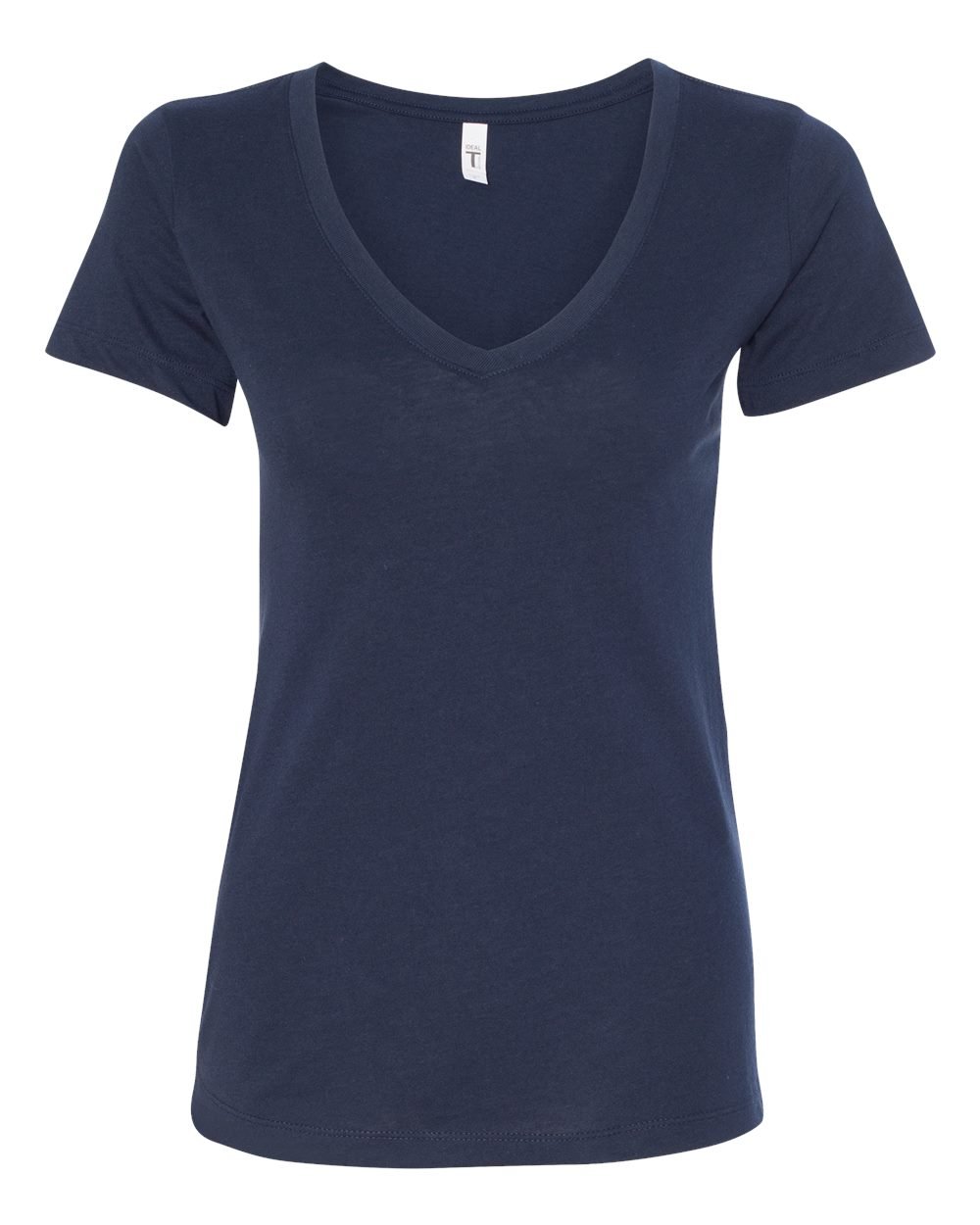 Next LevelNext Level Apparel Women's Lightweight V-Neck Jersey, Midnight Navy, XX-Large