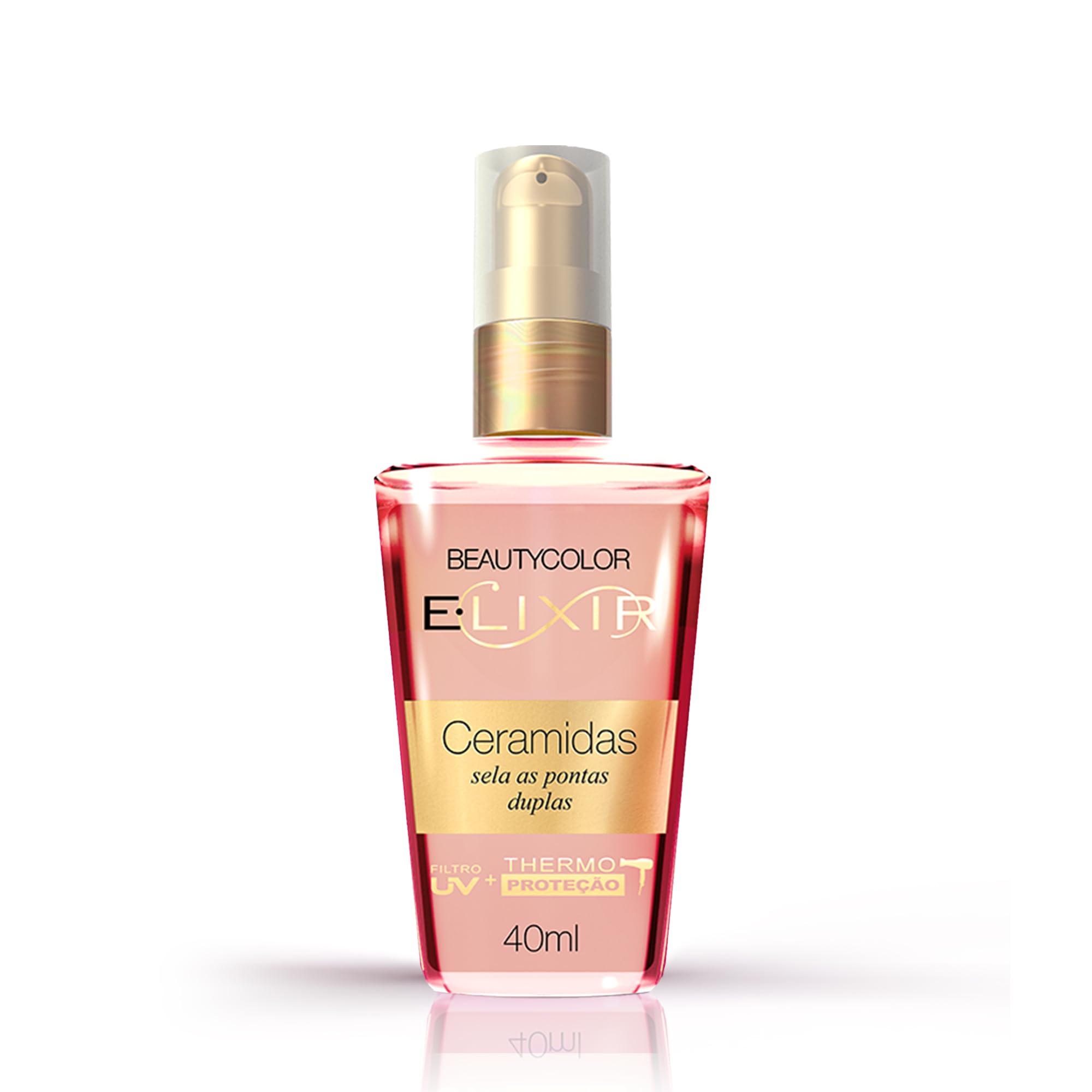 E.lixir Ceramidas - Sela as pontas duplas e Restaura os fios - BEAUTYCOLOR - 40ml