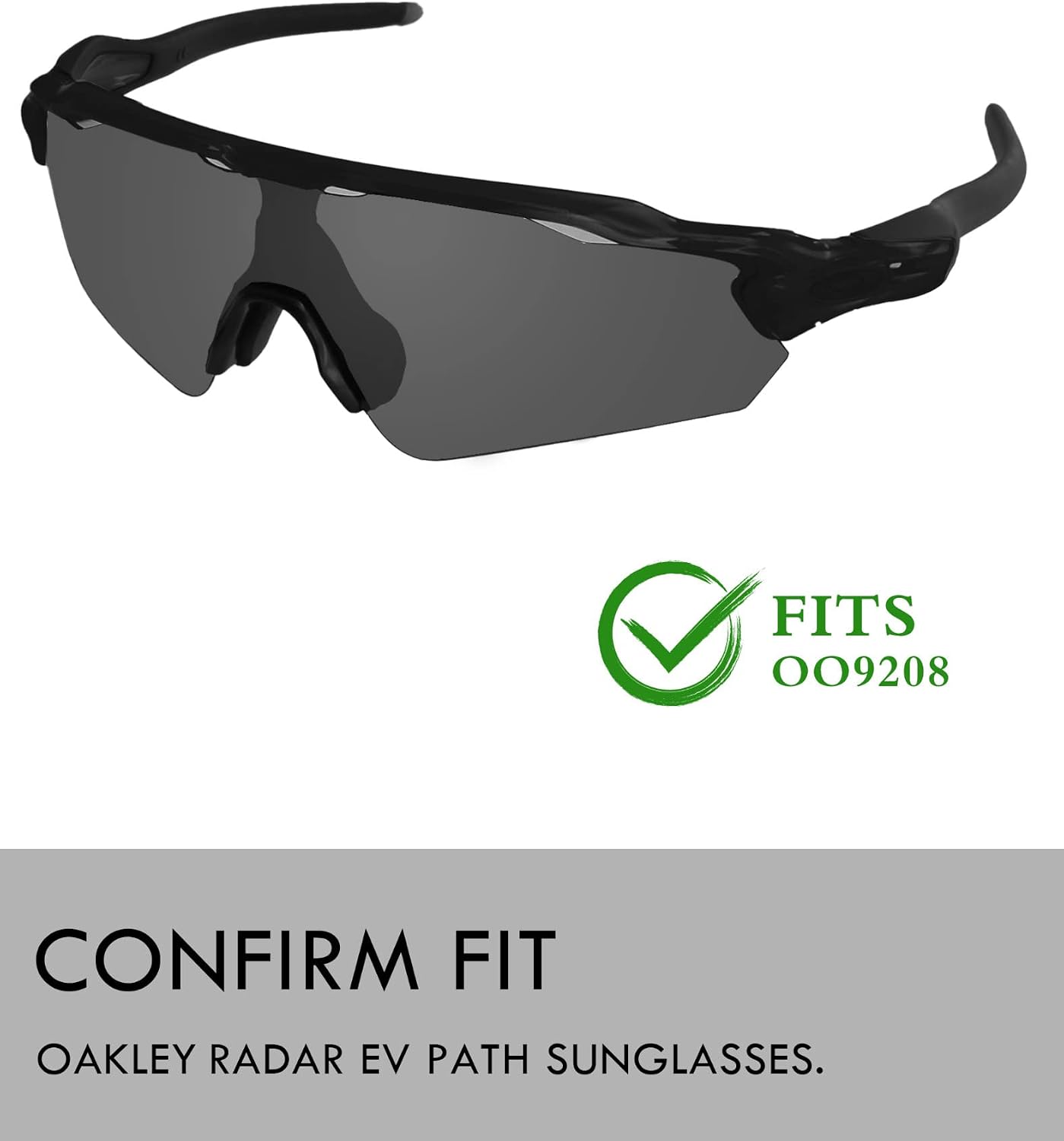 Raydi Polycarbonate Replacement Lenses & Rubber Kits for Oakley Radar Path | Radar EV Path Sunglasses image 3