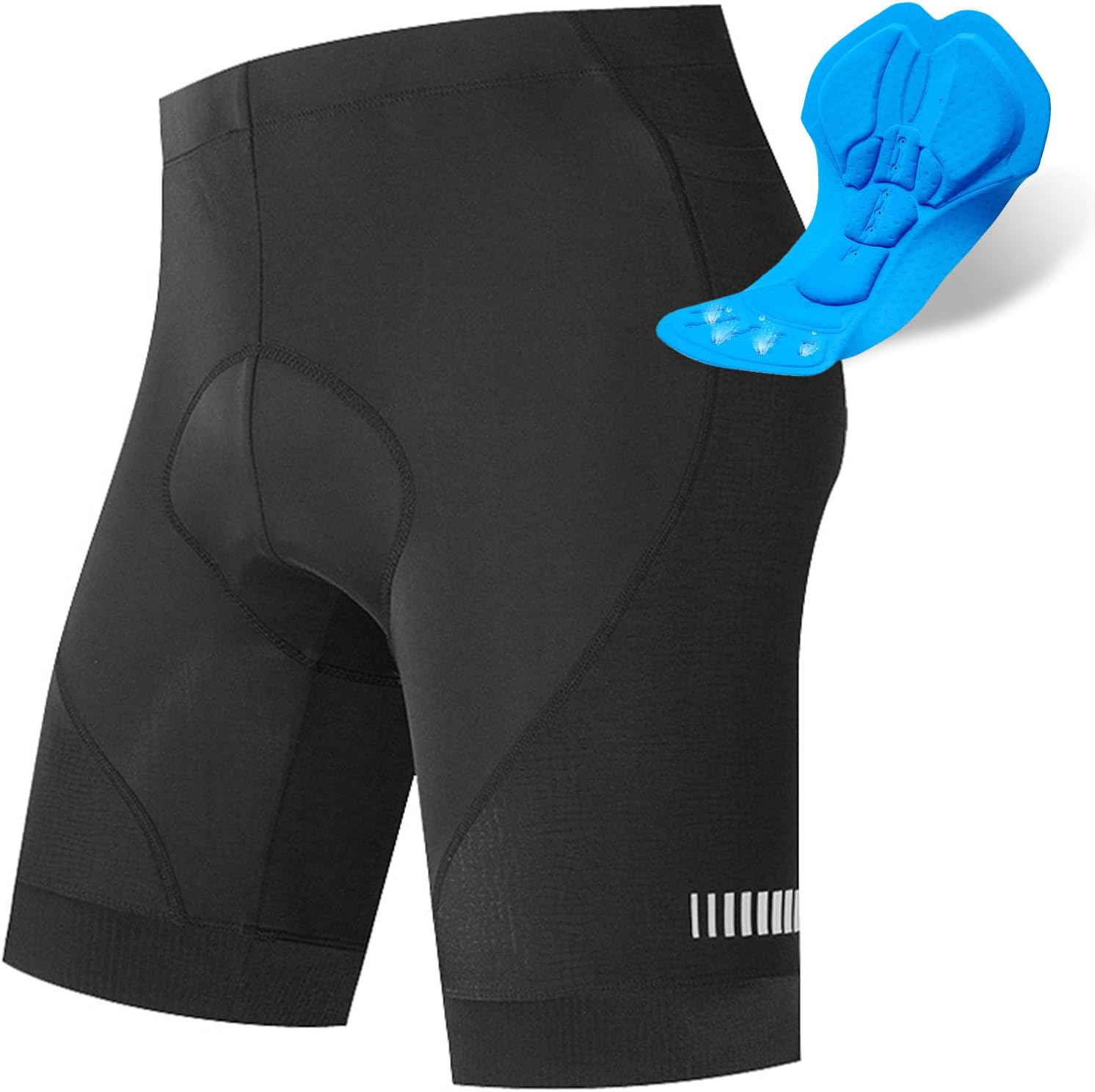 Men's Bike Shorts 4D Padded Cycling Tights Road Bicycle Biking Riding Pants Lightweight MTB Cycle Shorts UPF 50+