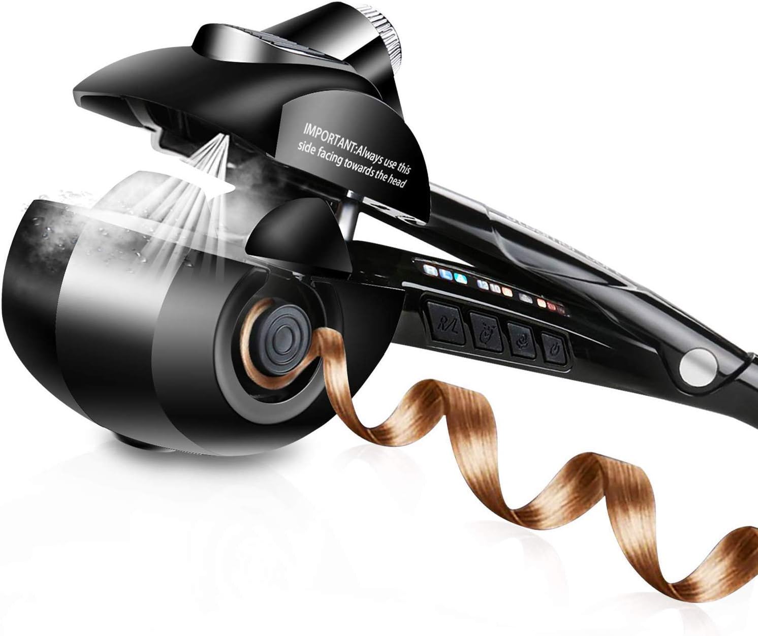 Madhav store™ Professional Pro Perfect Ladies Curly Hair Machine Curl Secret Hair Curler Roller with Revolutionary Automatic Curling Technology For Women Girls (Black)