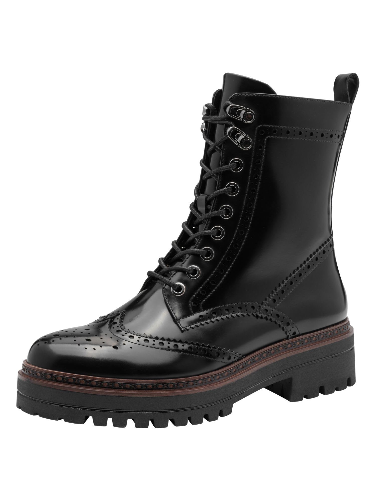 Tamaris Women's Flat Boots, black, 39 EU