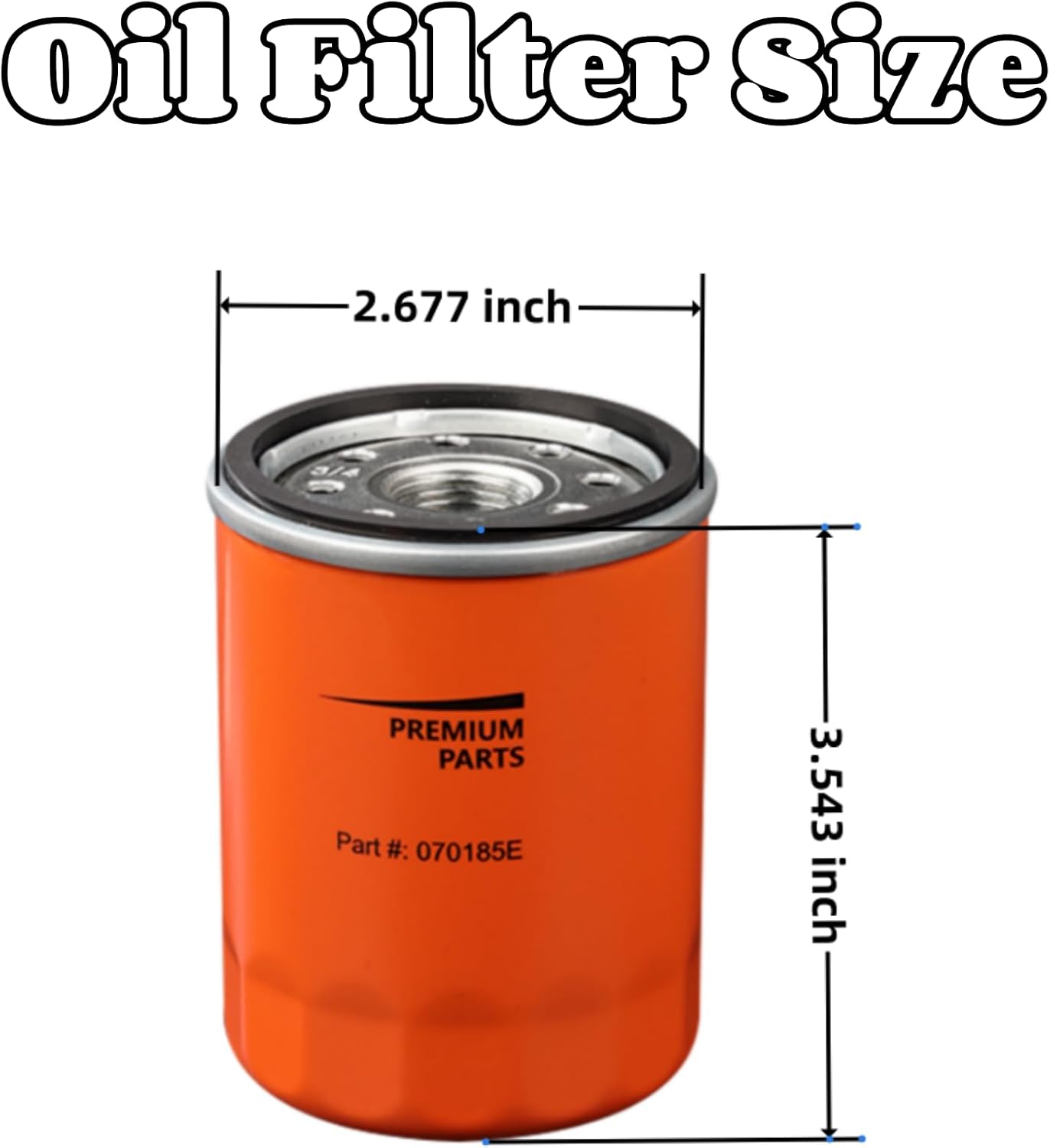 070185ES Oil Filter 90mm Fit for Ge-nerac Guardian 8-24KW Series Air-Cooled and Portable Generators 990CC 760CC Engines Replace 070185E (4)